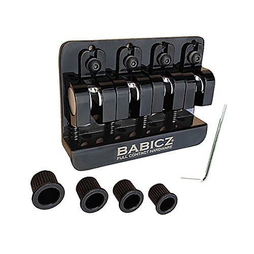 Babicz Full Contact Hardware 4-String Bass Bridge String Thru Black image 1