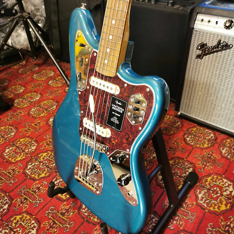 Fender jaguar vintera 60s 2021 ocean turquoise | Reverb