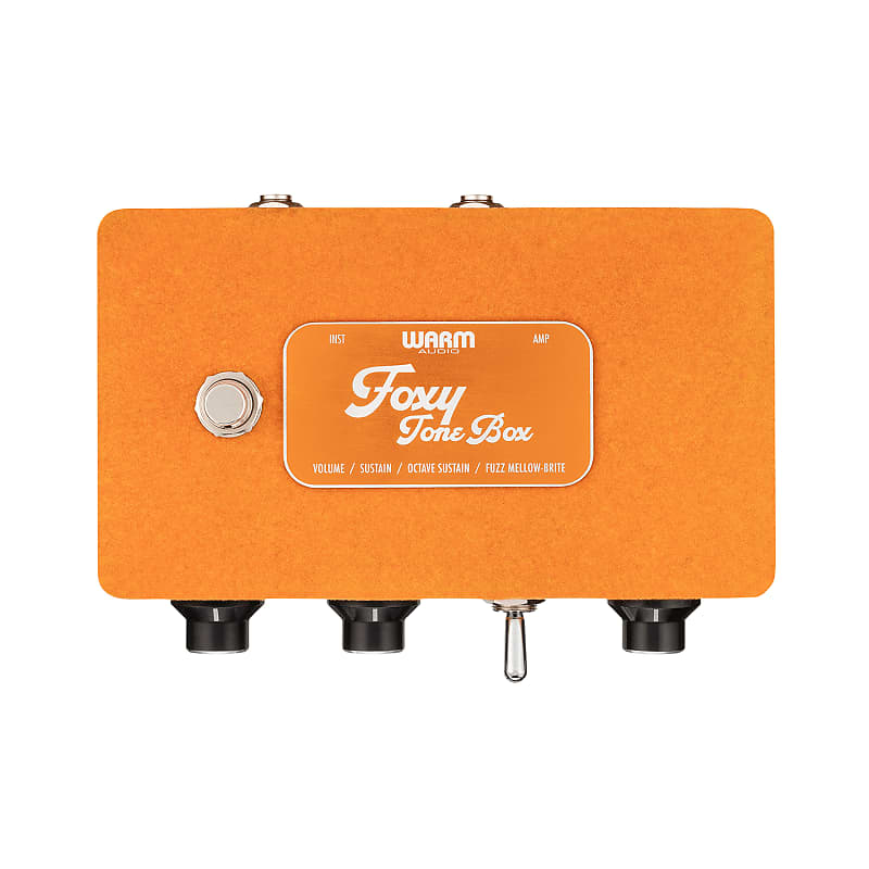 Warm Audio Foxy Tone Box Octave-Up and Fuzz Guitar Effects Pedal image 1