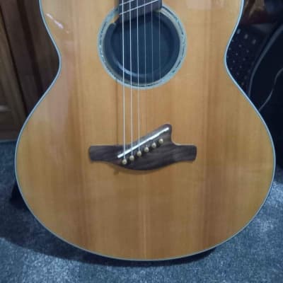 Ibanez AELFF10NT Acoustic Electric Fanned Fret Acoustic-Electric Guitar  Natural | Reverb UK