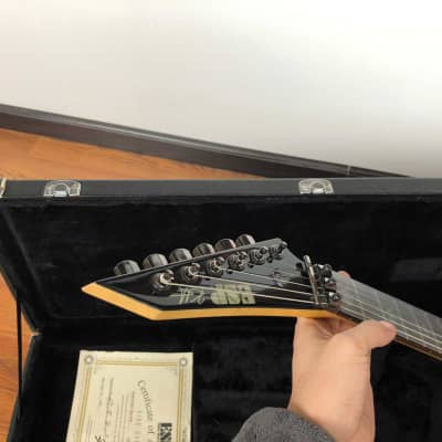 ESP KH-2 Kirk Hammett Signature Guitar Neck-Thru NTB image 2