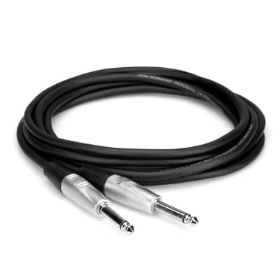Hosa HPP-010X2 10' Pro Series Dual 1/4" TS to Dual 1/4" TS Audio Cable image 2