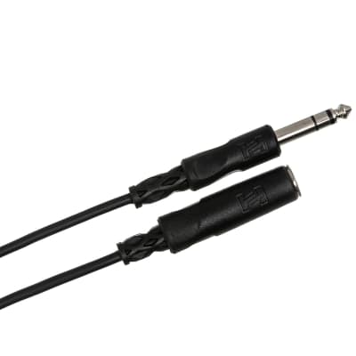 HOSA HPE-325 Headphone Extension Cable 1/4 in TRS to 1/4 in TRS (25 ft) image 4