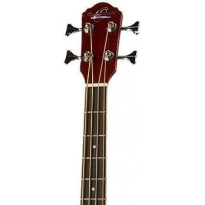 Oscar Schmidt OB100N 4-String Acoustic-Electric Bass w/ Gig Bag image 4