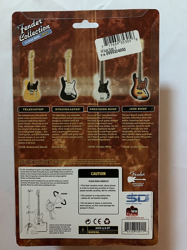 Fender 1/6 Scale Guitar Set