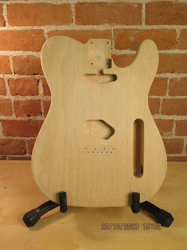 Aftermarket Tele-style guitar body 2022 - Natural image 1