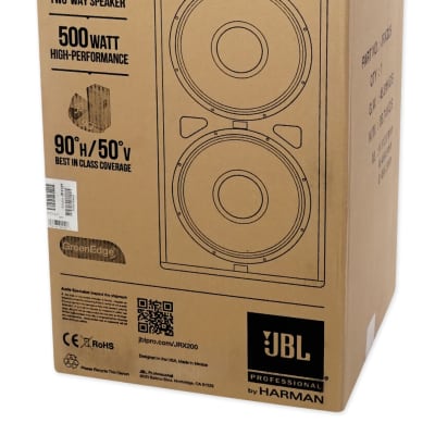JBL Pro JRX225 2,000 Watt Dual 15" Inch 2-Way DJ P/A Passive Speaker image 7