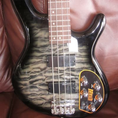 Cort Action DLX Plus 4-String Electric Bass (Faded Grey Burst) image 6