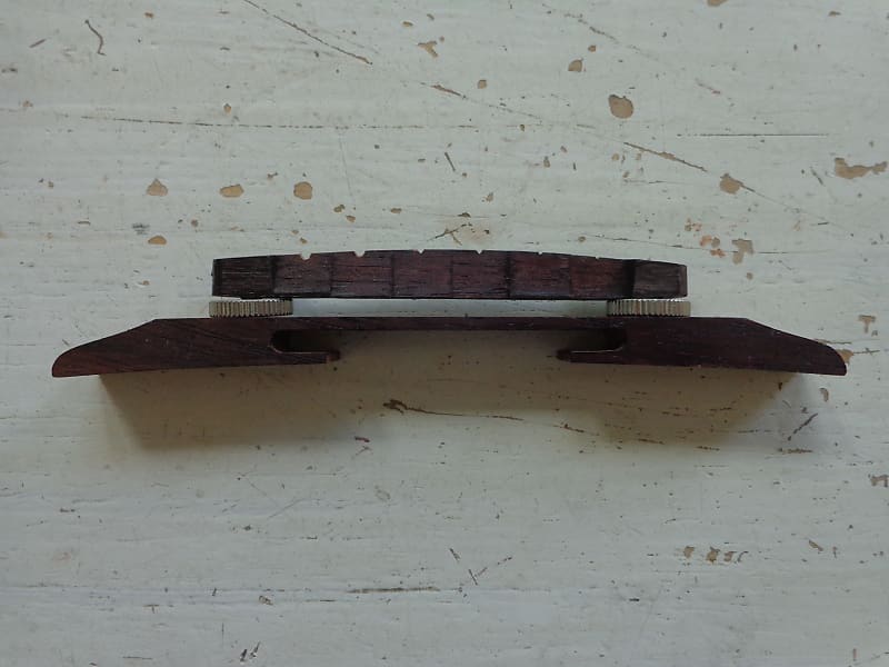 Low Profile Archtop Guitar Bridge Rosewood Kay Harmony Reverb