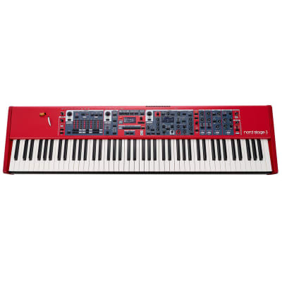 Nord Stage 3 HP76 76-Note, Hammer-Action Portable Keybed with Gator Cases Padded Keyboard Gig Bag image 2