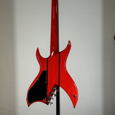 B.C. Rich Custom Shop Bich 10 Supreme 2024 - Transparent Red image 5