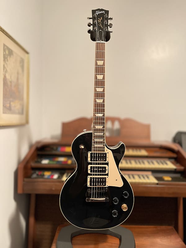 10.15 lbs Gibson Mod 3 Pickup Les Paul Classic Ebony | Reverb