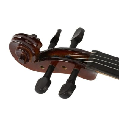 OEM 4/4 Natural Acoustic Violin Fiddle with Hard Case, Bow, Rosin Full Size for beginners 2023 - Wood image 6