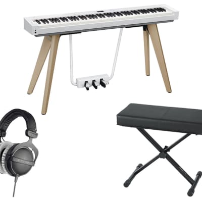 Casio PX-S7000WE + Keyboard Bench + Beyerdynamic Headphones