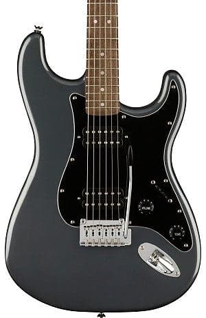 Squier AFFINITY STRAT Charcoal Frost Mettalic image 1