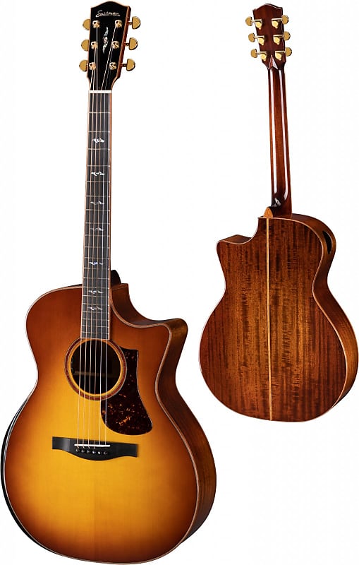 Eastman Grand Auditorium AC522CE Goldburst Cutaway Guitar W/Pickup & Hardshell Case image 1