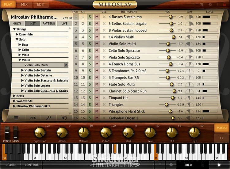 IK Multimedia Miroslav Philharmonik 2 - Virtual Instrument | Reverb