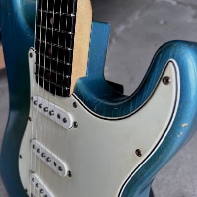 Revelator Guitars - 60s SuperKing S-Style - Lake Placid Blue - #62197 image 7
