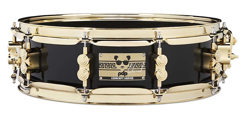 PDP Eric Hernandez Signature Snare Drum, 4x14 with Gold Hardware image 1