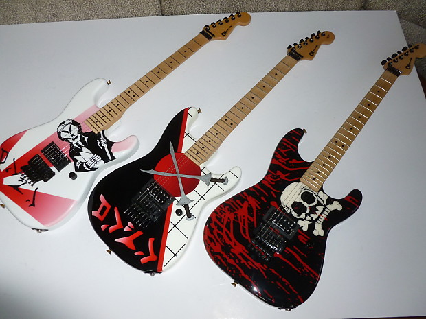 Charvel Ratt Warren Demartini Multi Colored ALL 3 MODELS