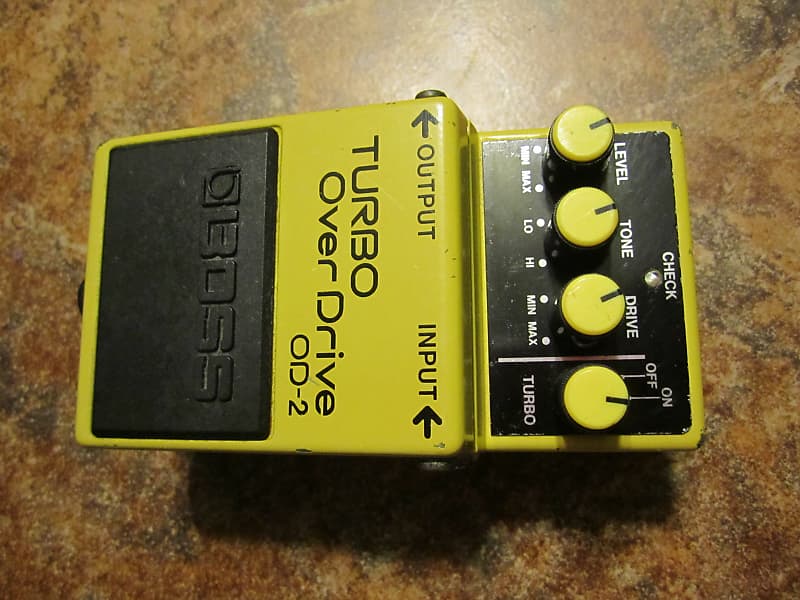Boss Roland OD-2 Turbo Overdrive Vintage Guitar Effect Pedal