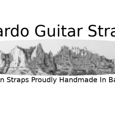 Immagine Guitar Strap 2'5 Inches Wide Woven Suede Hippie 60's Retro Vintage Pardo - 12