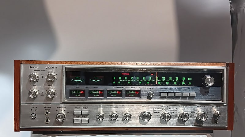 SANSUI QRX-5500 QUAD RECEIVER – SERVICED – 1-YEAR WARRANTY – 4-CHANNEL CLASSIC  			