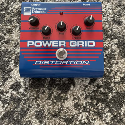 Seymour Duncan SFX-08 Power Grid Distortion Rare Guitar Effect Pedal for sale