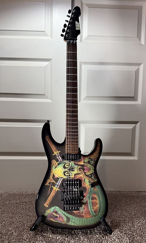 ギター ESP e Lynch Skulls&snakes 90 model ESP Skulls & Snakes George Lynch Signature | Reverb Canada