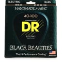 DR Strings BKB-40 Black Beauties Coated Steel Bass Guitar Strings - .040-.100 Light