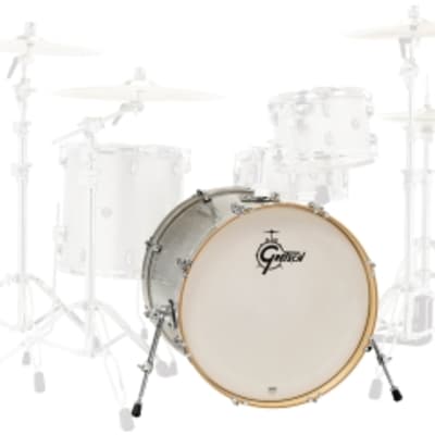 Gretsch Catalina Maple 14x18 Bass Drum  Ss Silver Sparkle, CM1-1418B-SS image 1