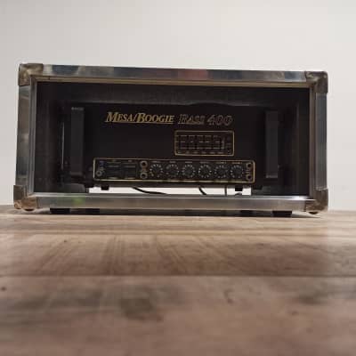 Mesa Boogie Bass 400 Bass Amp Head 1985 - 1989 USA w/ SUS-4 Shockmount Rack image 1