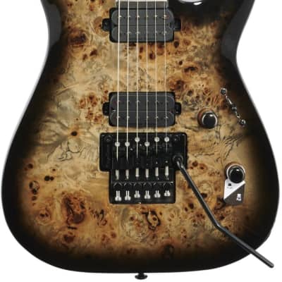 ESP LTD H-1001FR Electric Guitar, Black Natural Fade image 2