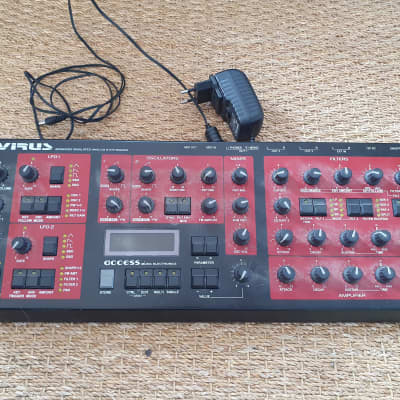 Access Virus A Desktop Digital Synthesizer 1997 - 1999 - Black / Red