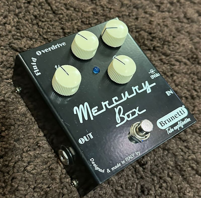 Brunetti Mercury Box Overdrive Distortion 2018 - Black | Reverb