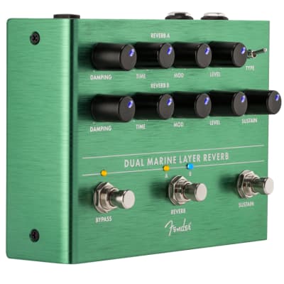 Fender Dual Marine Layer Reverb Guitar Effects Pedal image 4