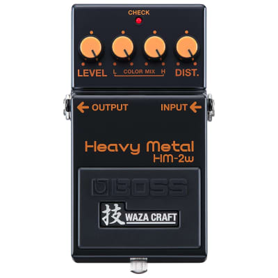 New Boss HM-2W Waza Craft Heavy Metal Distortion Guitar Effects Pedal image 2
