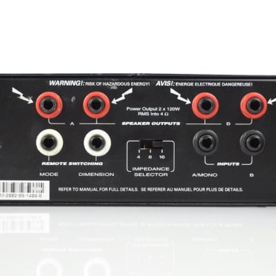 Marshall Valvestate Pro 120/120 Guitar Power Amplifier Owned
