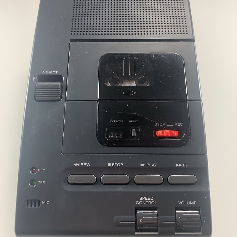 Vintage Sony Micro Cassette Tape Recorder Variable Speed Reverb