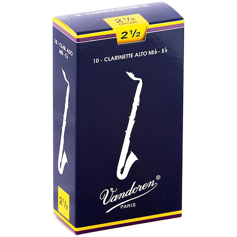 Vandoren Alto Reeds Strength 2.5 Box of 10 Reverb