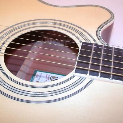 Oscar Schmidt Concert Size Thin Body Acoustic-Electric Guitar, OG10CENLH-A-U, Left Handed image 3