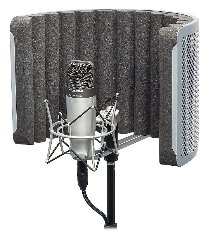 Samson C01 Studio Condenser Recording Microphone+Vocal Booth | Reverb