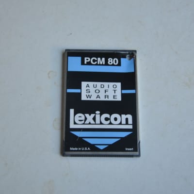 RARE Lexicon PCM-80 Algorithm Card ~DUAL FX V1.0~ Audio Software PCM80 USA Made image 1