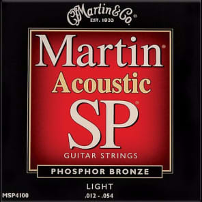 Martin MSP-4100 SP 92/8 Phosphor Bronze Light Acoustic Strings