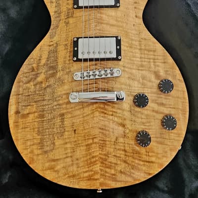 SJ Custom Guitars  Les Paul ,Flame Mango top, mahogany back, Grover tuners image 2