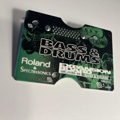 Roland SR-JV80-10 Bass and Drums Expansion Board 1990s - Green