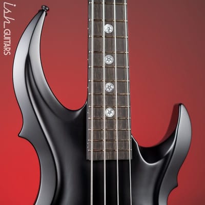 ESP Guitars Tom Araya FRX Signature Bass MIJ Custom Shop Black Satin image 3