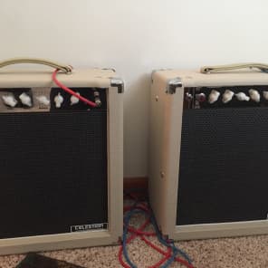 Stage Right Monoprice 15 watt Tube Amp 2017 Aged White Blonde Reverb