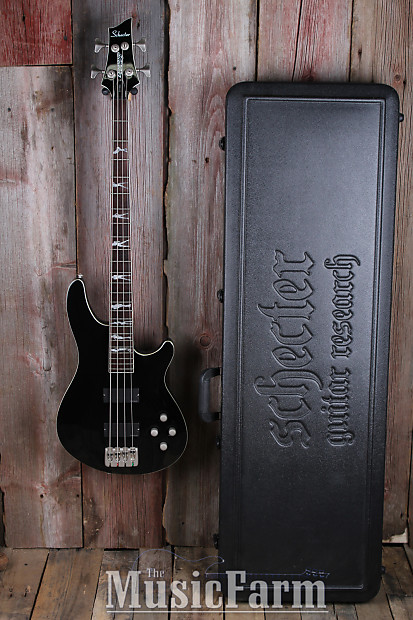 Schecter Diamond Series C4 XXX 4 String Bass Electric Guitar w Hardshell  Case