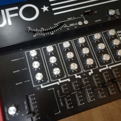 UFO distributed by Meazzi 70s tape echo mixer amplifer powered Rarest reverb delay space image 2